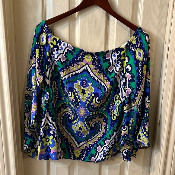 ALICE & TRIXIE OFF SHOULDER BLOUSE SIZE SMALL - Picture 3 of 5